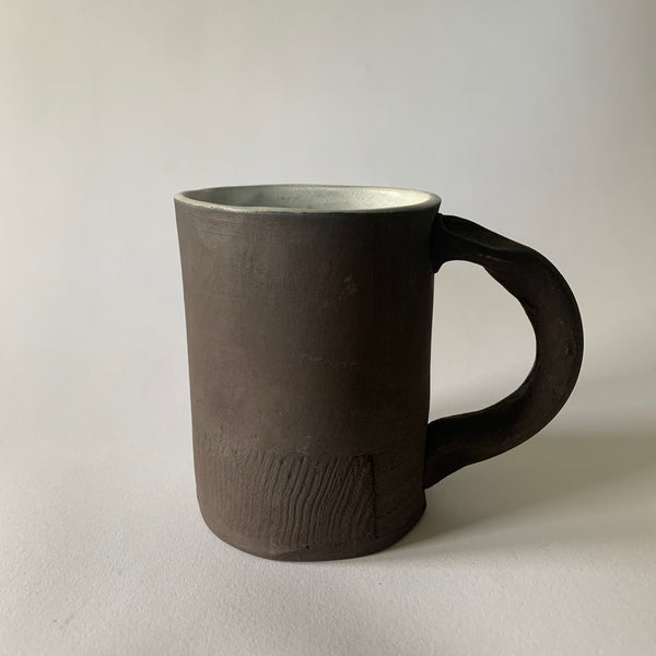 16oz White Reclaimed Wood Mug #1