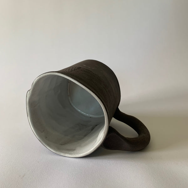 16oz White Reclaimed Wood Mug #2