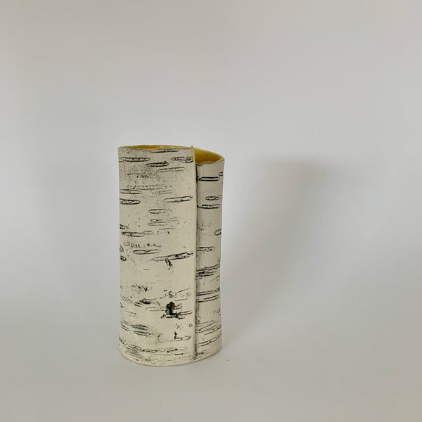 6" Yellow Birch Vase