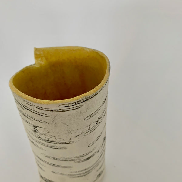 6" Yellow Birch Vase