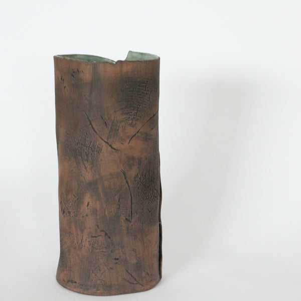 Green Tree Ring Vase