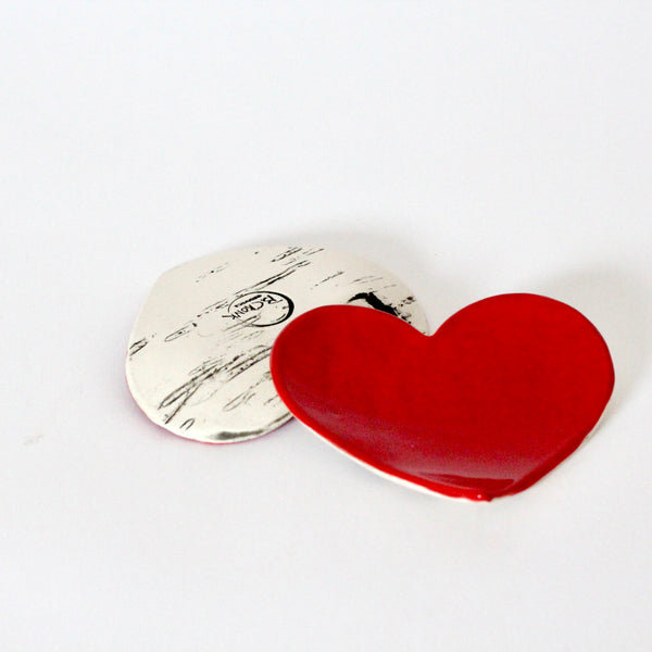 Heart Shaped Birch Ring Dish