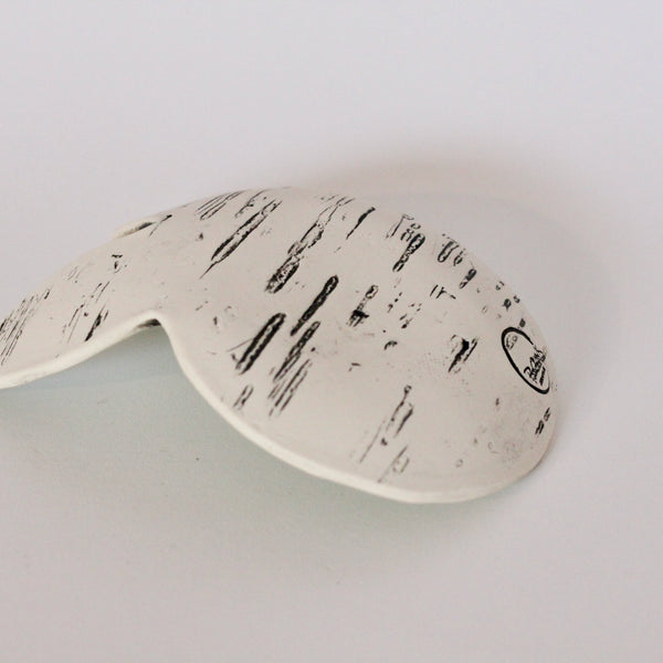 Rabbit Shaped Birch Ring Dish - Green