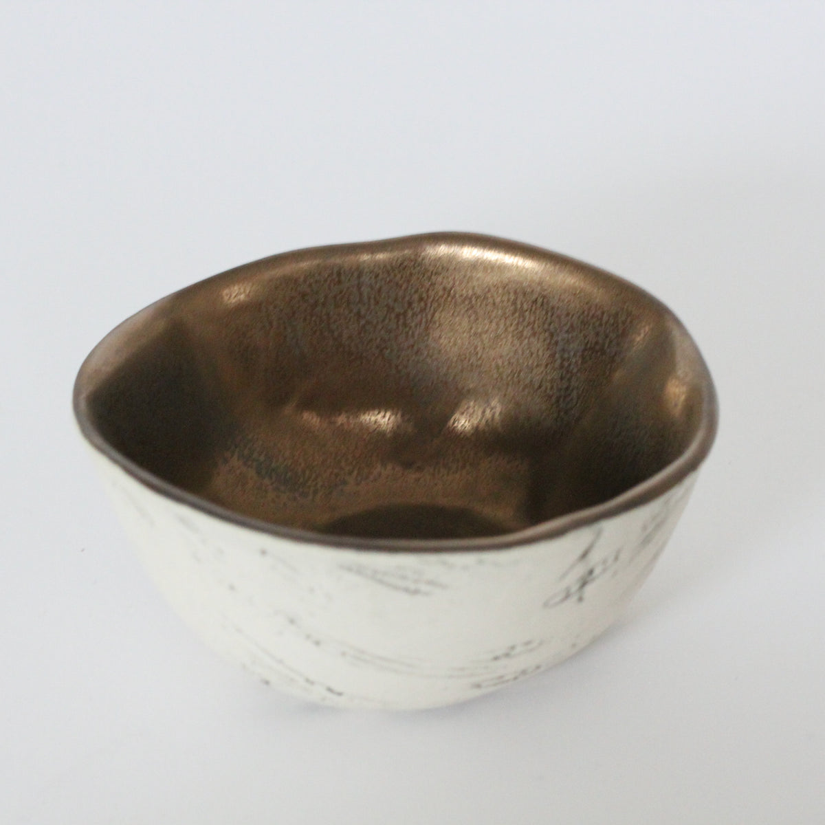 Gold Birch Mini Bowl – B. Cronk Ceramics