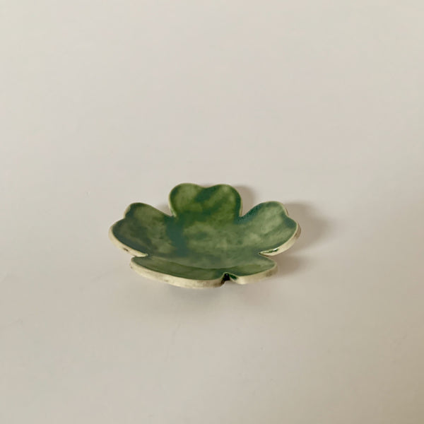 Four-Leafed Clover Shaped Birch Ring Dish