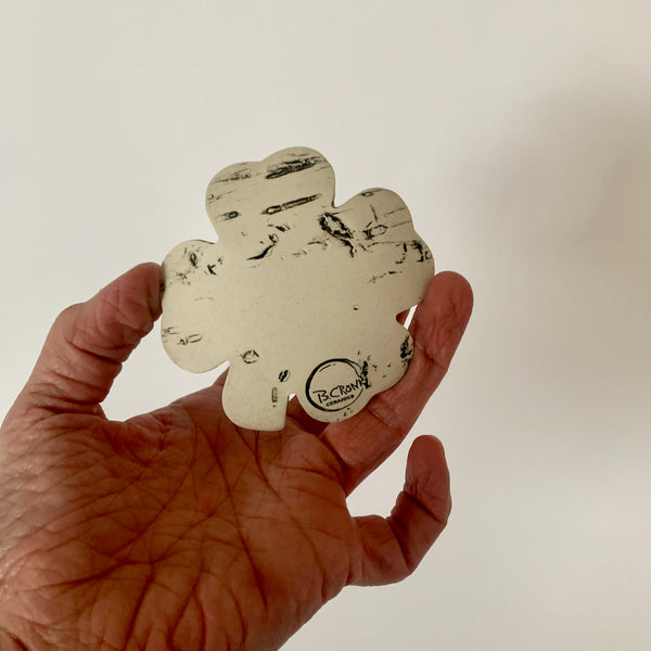 Four-Leafed Clover Shaped Birch Ring Dish