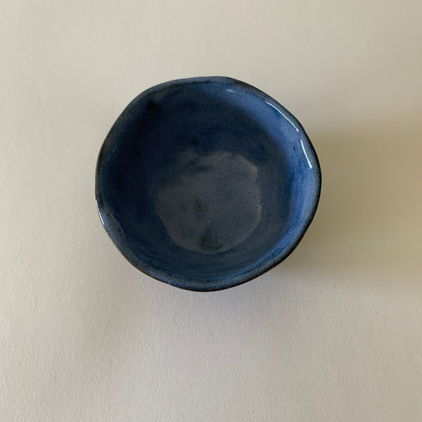 Blue Wood Grain Mini Bowl