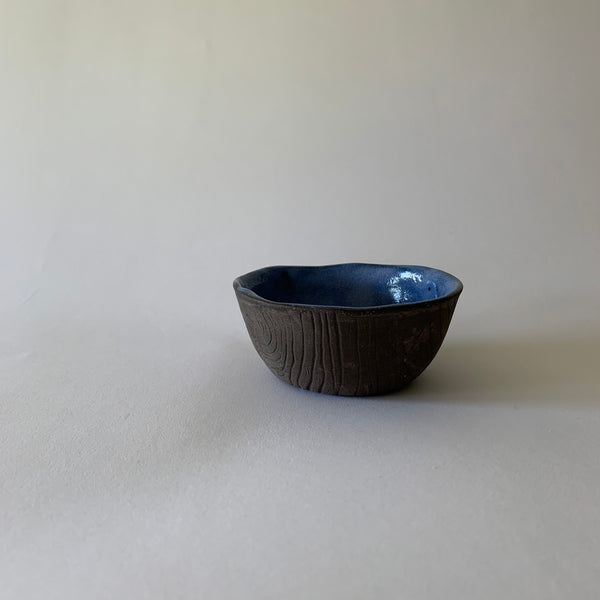 Blue Wood Grain Mini Bowl
