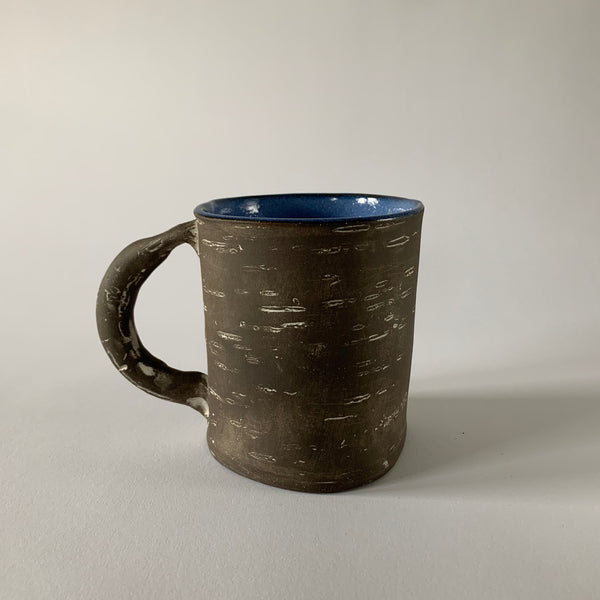 16oz Blue Reversed Birch Mug
