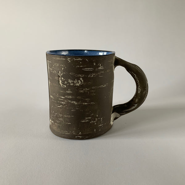 16oz Blue Reversed Birch Mug