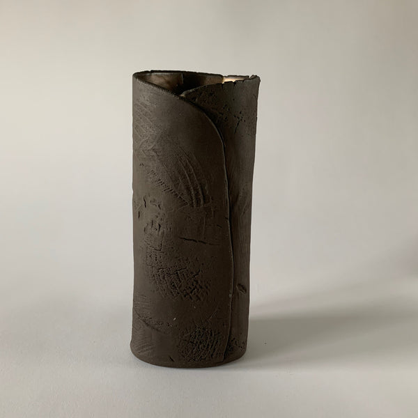 8" Bronze Tree Ring Vase