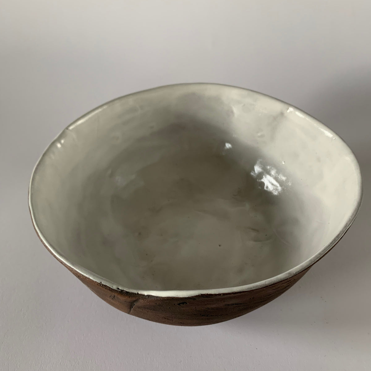 White Birch Bark Texture Fruit Bowl – B. Cronk Ceramics