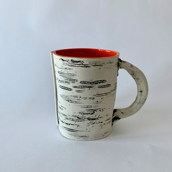 16oz Bright Orange Birch Mug