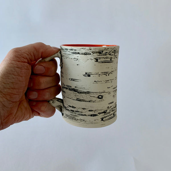 16oz Bright Orange Birch Mug