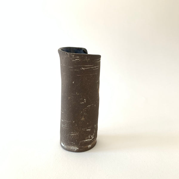 Blue Reversed Birch Bud Vase