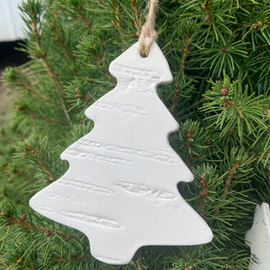 2023 Tree White Birch Ornament