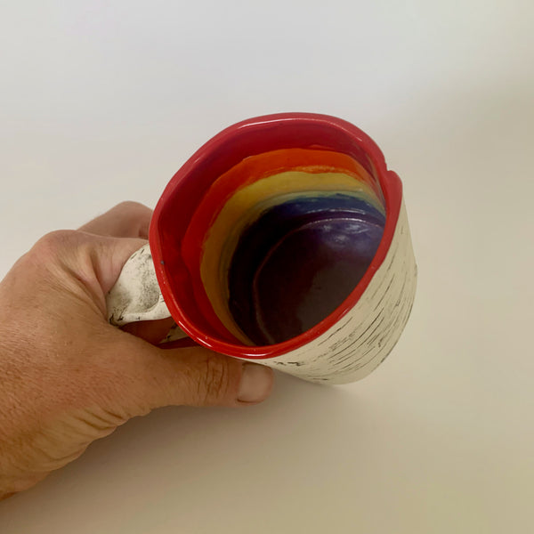 12oz Rainbow Birch Mug