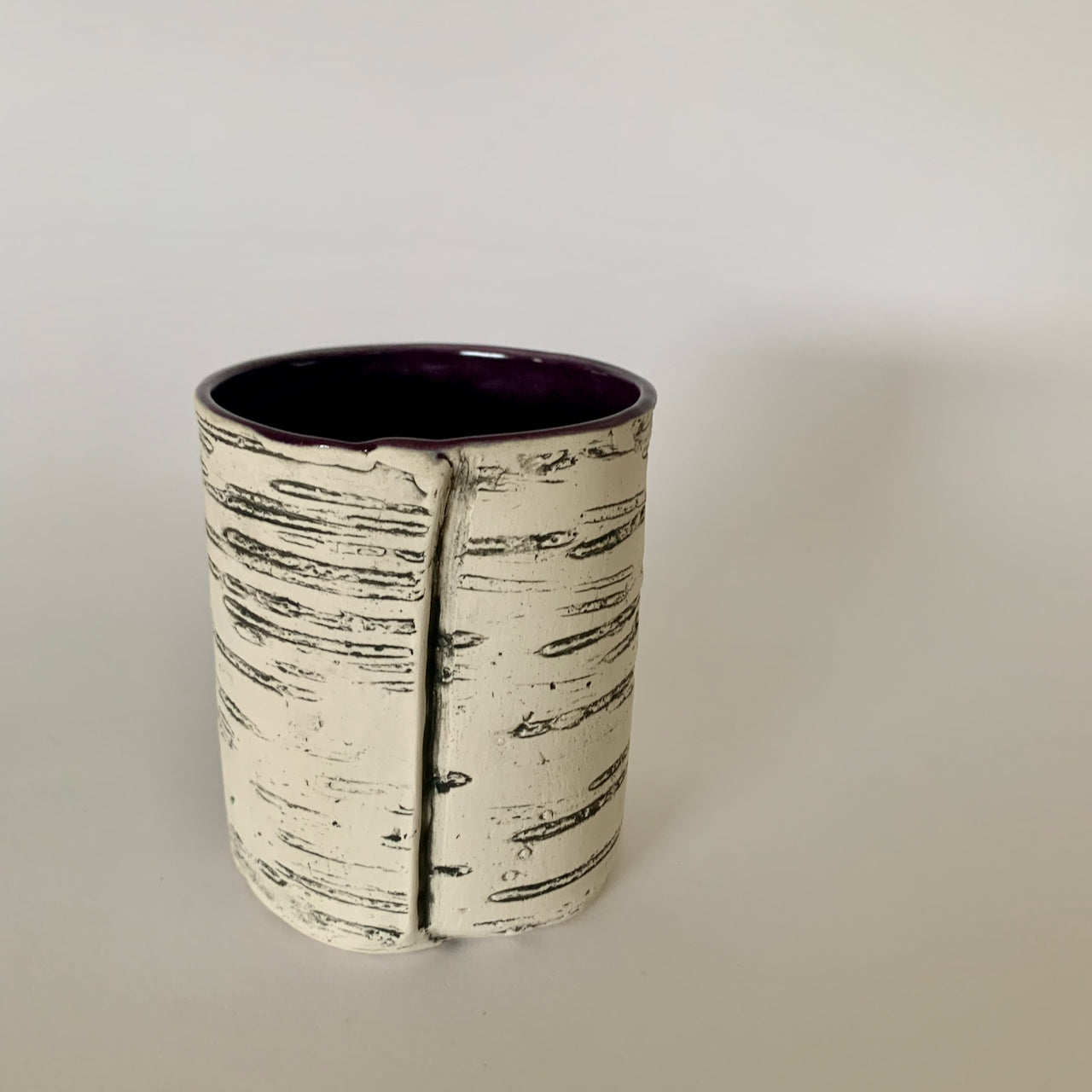 Purple Birch Tea Cup (no handle)