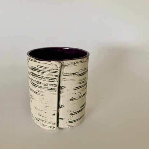 Purple Birch Tea Cup (no handle)