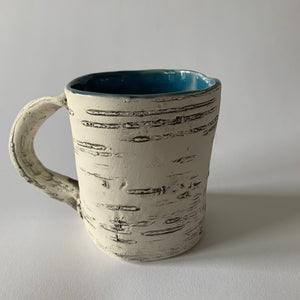 12oz Oasis Blue Birch Mug