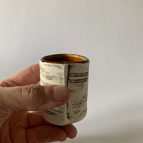 Brown Birch Espresso Cups