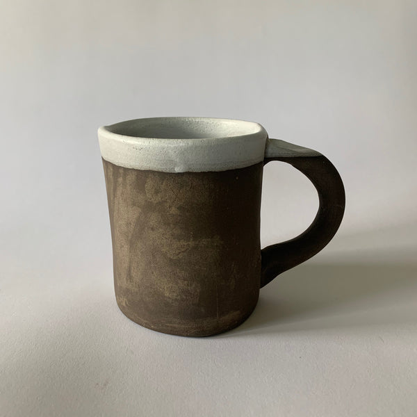12oz Jute Dark Brown Clay Mug #5