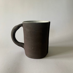 16oz White Reclaimed Wood Mug #1