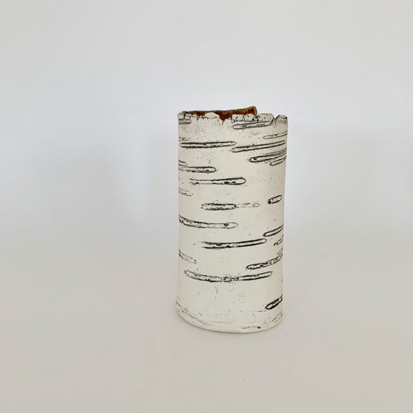 4.5" Brown Birch Bud Vase