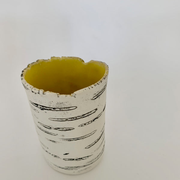 4.5" Yellow Birch Bud Vase