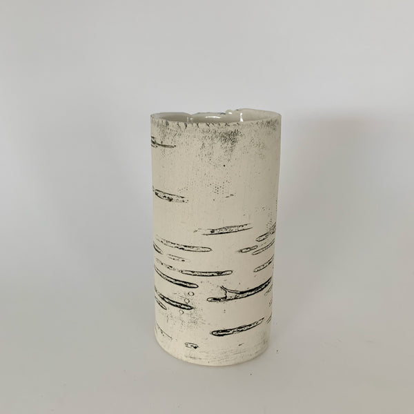 5" White Birch Bud Vase