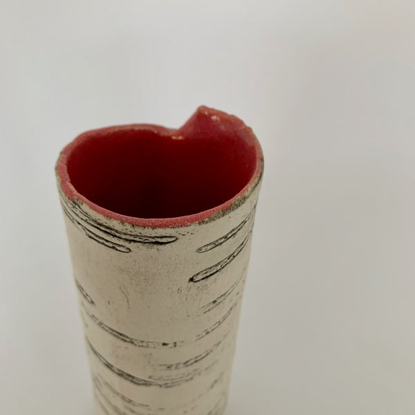 5.5" Pink Birch Bud Vase