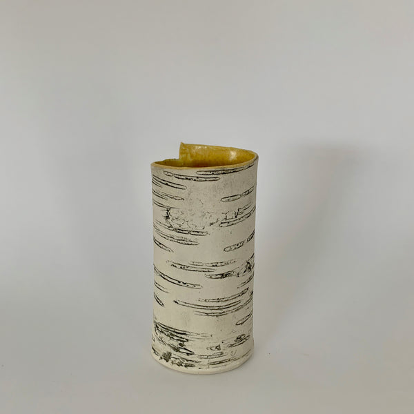 6" Yellow Birch Vase