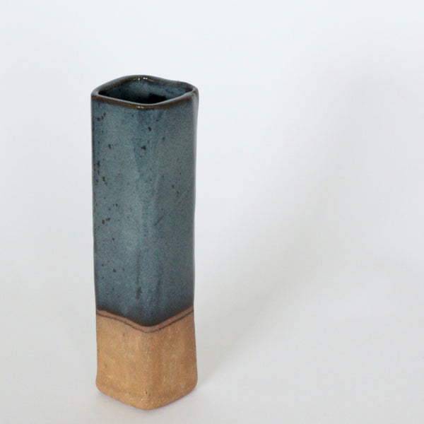 Blue Square Bud Vase