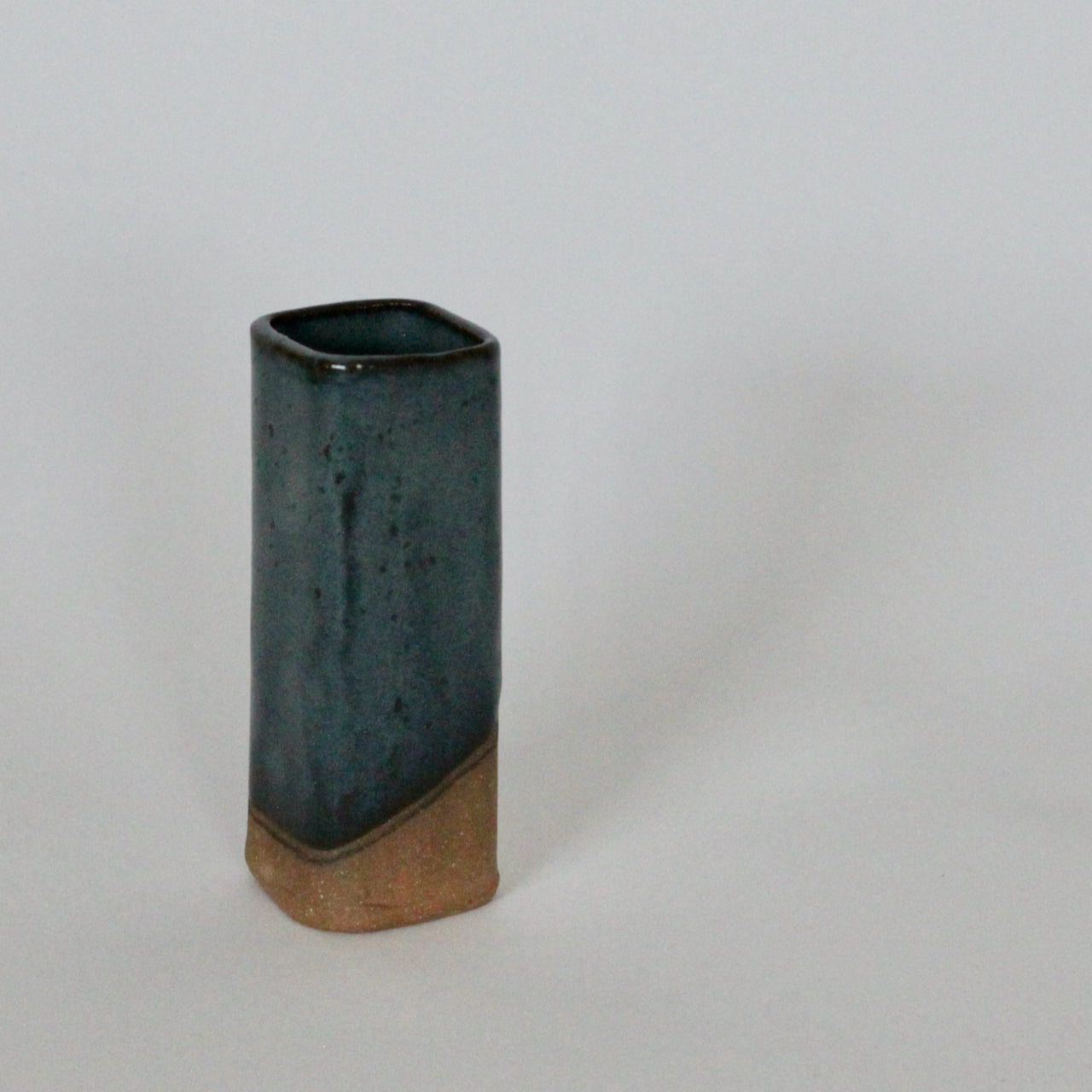 Blue Square Bud Vase