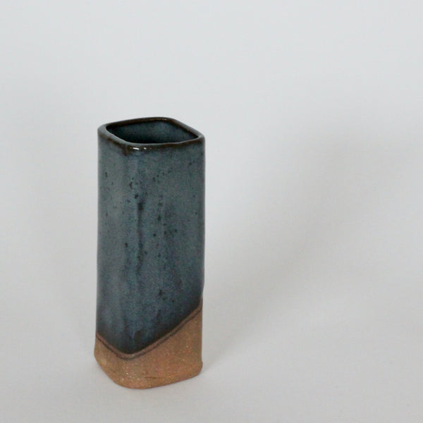 Blue Square Bud Vase