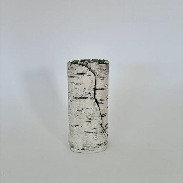 5.5" Emerald Green Birch Vase