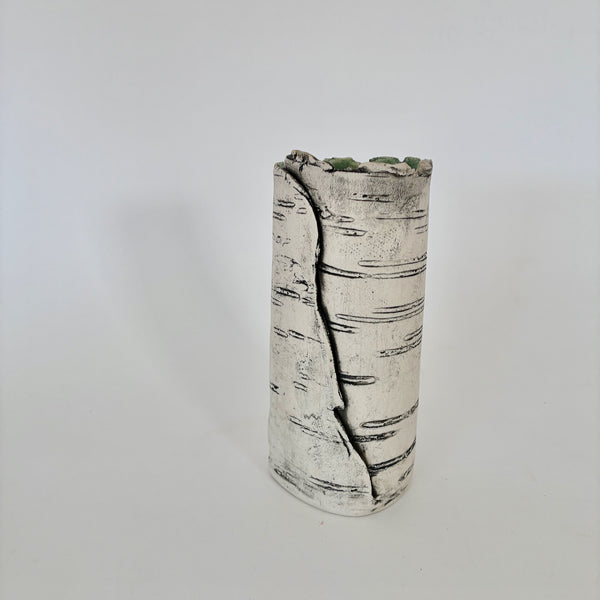 5.5" Emerald Green Birch Vase