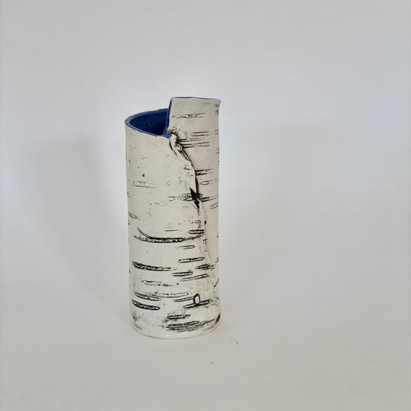 6" Blue Birch Vase