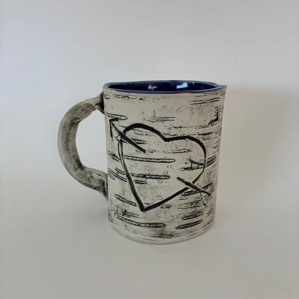 16oz Purple Heart Birch Mug