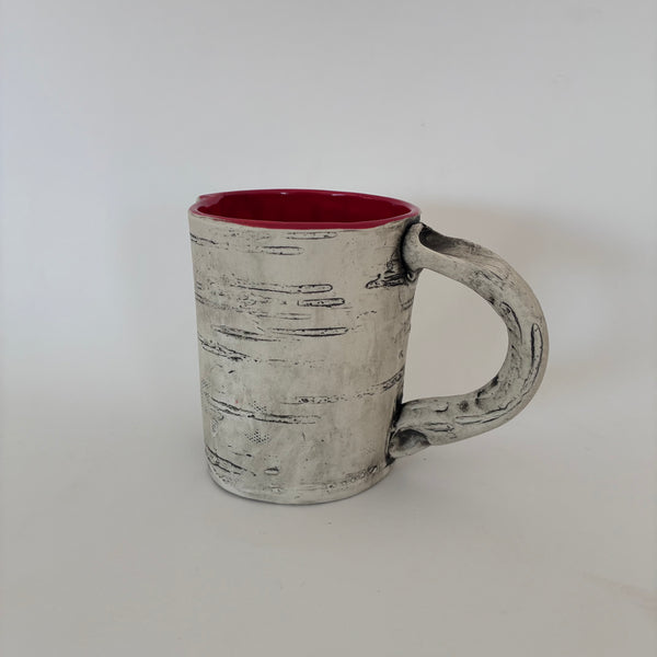 12oz Red Heart Birch Mug