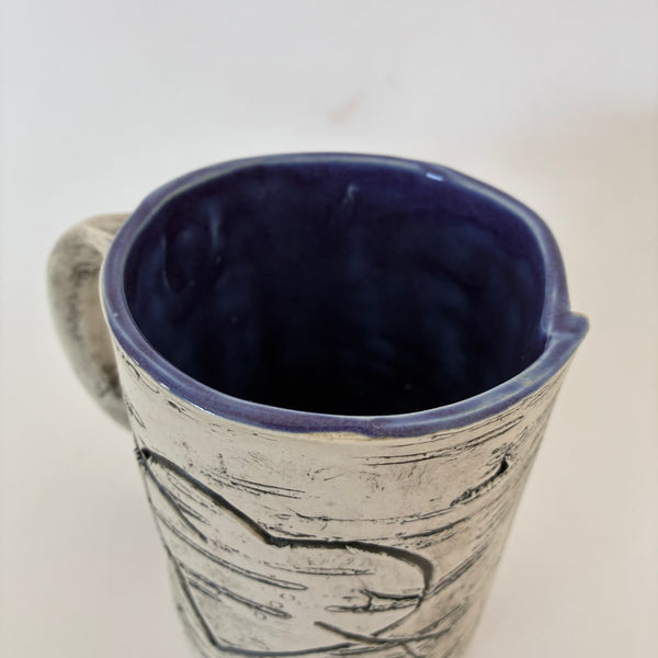 16oz Purple Heart Birch Mug
