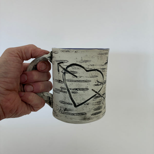 16oz Purple Heart Birch Mug