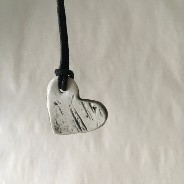 Heart Shaped Birch Pendant