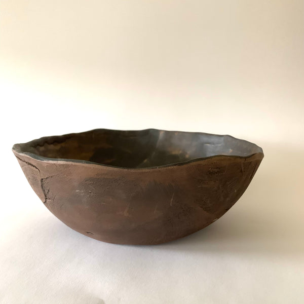 Bronze Reclaimed Wood Serving Bowl