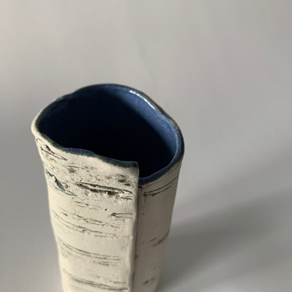 4.5"  Blue Birch Bud Vase