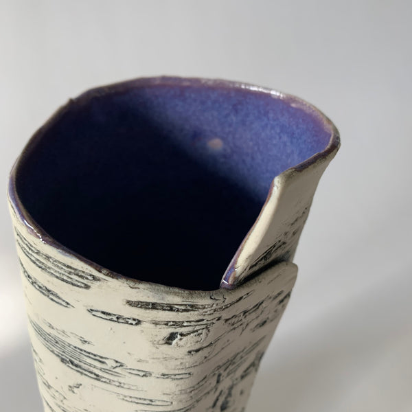 9” Amethyst Purple Birch Vase