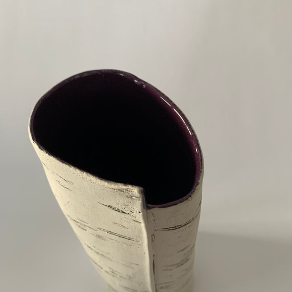8.5” Purple Birch Vase