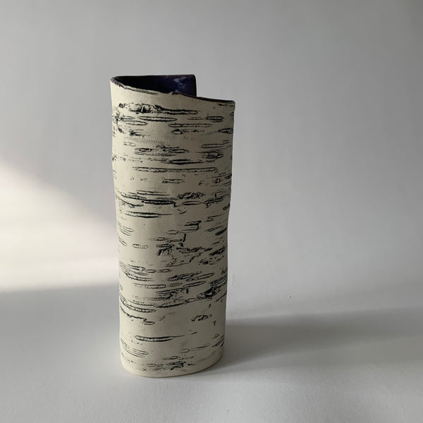 9” Amethyst Purple Birch Vase
