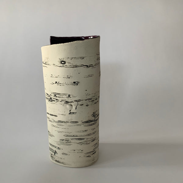 8.5” Purple Birch Vase